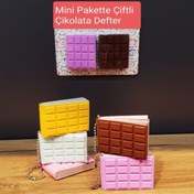 Resim Mini Çiftli Çikolata Not Defteri 