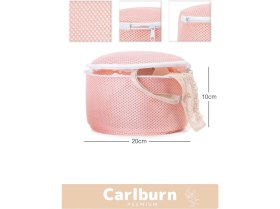 Resim Carlburn Özel Üretim Kumaş Fermuarlı Dayanıklı Çamaşır Yıkama Filesi Sütyen Yıkama Torbası 2'li Paket 20X15CM 