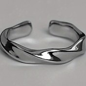 Resim Çiftler için Möbius Halkası - Şık Unisex Çinko Alaşımlı Ayarlanabilir İndeks Parmak Halkası, Günlük Giyim İçin Mükemmel, Her Gün Aksesuarı|Minimalist Halka|Ayarlanabilir Halka 