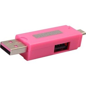 Resim USB 2.0 Hub Mikro USB Tf Kart Okuyucu Flaş U Disk Otg Adaptörü Pembe (Yurt Dışından) 