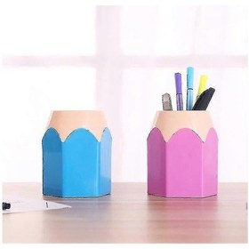 Resim Ganzhoushop 2 Adet Kalem Şeklinde Kalemlik Saklama Kutusu, Masaüstü Kalemlik 