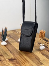 Resim Yiki Leather Inpos M530 Uyumlu Askılı Deri Yazarkasa Pos Cihazı Çantası Birebir Kalıp 