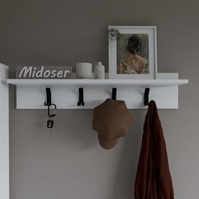 Resim Lucas Portmanto Duvar Askılığı Elbise Askılığı 90 Cm 