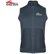 Resim Free-Moto Motorsikletçi Cepli Dik Yaka Neopren Yelek 