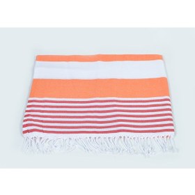 Resim Marin Peştemal (Turuncu) %100 Pamuk 90*180 Banyo-Plaj havlusu 