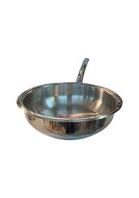 Resim Paslanmaz Çelik Endüstriyel Tava 30 Cm Gümüş 
