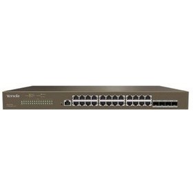 Resim 24port TEG5328F GIGABIT 4X SFP Yönetilebilir Switch Tenda