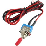 Resim Pengfushop5 Meslek Güvenlik Alarmı, Araba Alarmları, Wvo, Hho Için Önceden Kablolu Onoff Mini Toggle Switv (Yurt Dışından) 