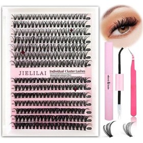 Resim Leezsing Scoovy Kirpik Uzatma, 240 Bireysel Kirpikli Hepsi Bir Arada Kirpik Kümesi, Yapıştırılmış Ve Kapatılmış Kirpik 