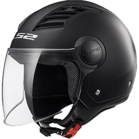 Resim Ls2 Airflow Mat Siyah Kask 