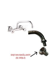 Resim Musluk Rekoru - İç Dişli Evye Rekoru İnce Diş 