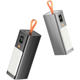 Resim Xipin T133L Işıklı PD 100W Hızlı Şarj Özellikli 40000 Mah Powerbank - Gri 