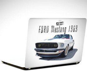 Resim Ford Mustang 1969 Laptop Sticker 15.6 inch (38X27CM) 