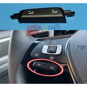 Resim GCP German Car Parts Golf 7 ses açma tuşu - Golf 7 direksiyon ses tuşu - Golf 7 direksiyon sol buton 