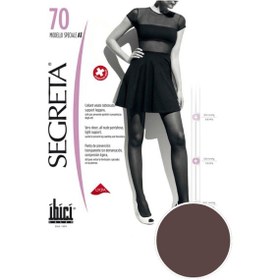 Resim 70 Modello Speciale Külotlu Ağsız Çorap - Füme 