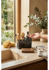 Resim Makri Home Sıvı Sabunluk 450 Ml 19x16x8 Cm - Füme Füme 