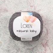 Resim Loren Natural Baby Gri El Örgü İpi - R082 - 33946 