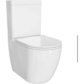 Resim VitrA S55 Duvara Sıfır Kanalsız Klozet+Rezervuar+Iç Takım+Klozet Kapağı Set 