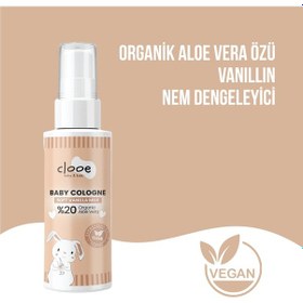 Resim Hassas Ciltlere Özel Organik Aloe Vera Özlü Süt ve Vanilya Kokulu Soft Vanilla Milk Bebek Kolonyası 3'lü Çanta Boyu Paketi 