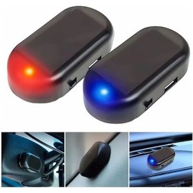 Resim Büro Ev Ofis Arabası İçin Araç İçi Solar Şarjlı Güçlü Yapışkan Caydırıcı Mini Plastik Yalancı Alarm 