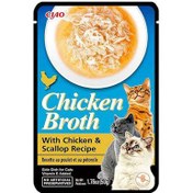 Resim Inaba Ciao Chicken Broth Tavuk Sulu ve Deniz Taraklı Kedi Çorbası 50 Gr 