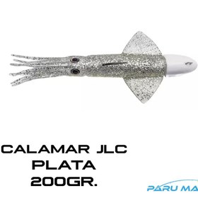 Resim Jigging A La Carta Calamar JLC 200 GR. Plata Silikon Yem 