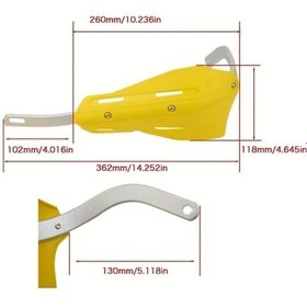 Resim Pazly Motosiklet El Koruyucu 22mm-28mm Alüminyum Off Road, Honda Suzuki Kawasaki İçin 
