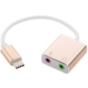 Resim Typec Ses Kartı Type-c Sound Card Typec Mikrofon Kulaklık Ayırıcı 