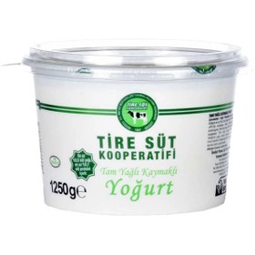 Resim Tire Süt Kaymaklı Yoğurt 1250 G 