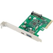 Resim Pci-E Usb 3.1 Type C + Type A Sata Port Pci Express Kart Asm1142 519057818 Kargo Bedava! Aynı Gün Kargo! 24 Saatte Adrese Teslim