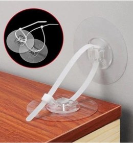 Resim Yapışkanlı Eşya Sabitleyici Aparat Çocuk Koruma Sabitleme Aparatı 1 Çift - Kl-ses521-7 Şeffaf 