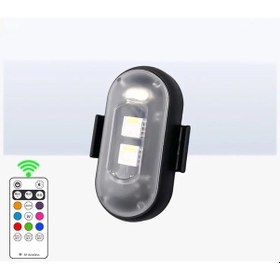 Resim Kumandalı Şarjlı Çift Rgb Led Flaşör 