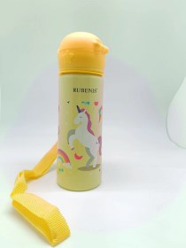 Resim Rubenis Unicorn Figürlü Çelik Matara Sarı 500 Ml Rcm-01 Sarı 