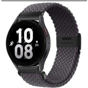 Resim Xiaomi Mi Watch Yuvarlak Kasa Likralı Örgü Akıllı Saat Kordonu 