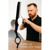 Resim Modacar Feather Tip Jiletli Ustura Profesyonel Alüminyum Metal 