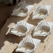 Resim 3D Deniz Kabuğu Mum Kavanozu Silikon Kalıpları, Siparişli Epoksi Döküm Kalıbı, Reçine Kabuk Şekilli Mumluk, DIY Yapımı Alçı ve Beton Saklama Kutusu, Ev Dekoru Saksı ve Çiçeklik El Sanatları İçin 