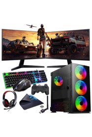 Resim ROGAME Intel I3 13100f 16gb 1tb M2 12gb Rtx3060 Çift 24" Monitörlü Oyun Bilgisayarı (GAMİNG SET) 