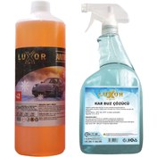 Resim Luxor Kimya Kimya 4 Mevsim -42 Derece Turuncu Antifriz Konsantre 1 Lt + Kar Buz Çözücü 1 Lt 