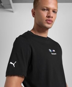 Resim Bmw Mms Erkek Siyah Günlük Stil T-Shirt 63073501 