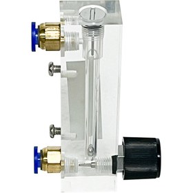 Resim MEOFLOW Debimetre - Lzm Gaz 0,6 - 6 L/dk- Ayar Vanalı -debi Ölçer - Şamandıralı 