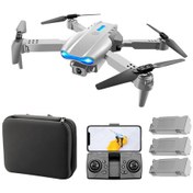 Resim Teltree "k3 E99 4k Kameralı Drone - 3 Pil, Çantada, Üç Yönlü Engelden Kaçınma, 13 Dakika Uçuş" 