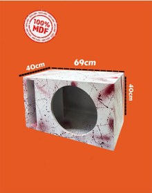 Resim ensilya 30 CM SPL L PORT PROFESYONEL BASS KABİNİ MDF DEPREM ETKİLİ 