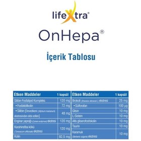 Resim Lifextra OnHepa Takviye Edici Gıda 30 Kapsül 
