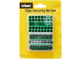 Resim Royal Rain Store 30629 33 Pc 25 mm Security Bit Set 