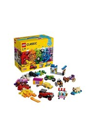 Resim LEGO Classic 10715 Tekerlekli Yapım Parçaları 442 Parça 