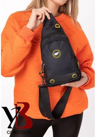 Resim Unisex Su Geçirmez Kulaklık Çıkışlı Çapraz Göğüs Çantasııal3872 Siyah 