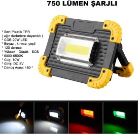 Resim EstoreBox 750 Lümen Şarjlı Işıldak WT-330 