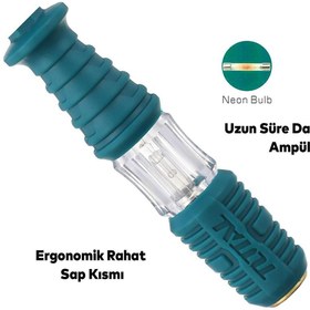 Resim HALL BREATHE Elektrik Kontrol Kalemi 140 mm, Faz ve Voltaj Ölçüm Tornavidası, Düz Uç 