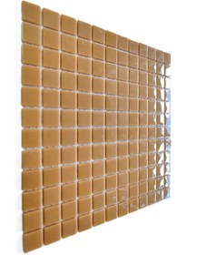 Resim MozaiKristaL Mutfak tezgah arası ve tüm yüzeyleri Için 25x25x5 mm A. Kahve Cam Mozaik (11 File=1 m2 Fiyatıdır) 