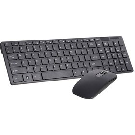 Resim Mufunye K-06 Kablosuz Klavye Ve Fare Seti - İnce Tasarım, Rahat Kullanım, 2.4ghz Bağlantı, Çift Cihaz Tek Alıcı, Uyku Modu, Fn Tuş Fonksiyonları Diğer 